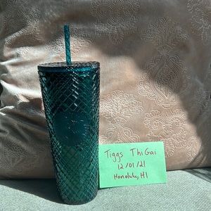 Starbucks Holiday 2021 Venti Tumbler Jewel Green